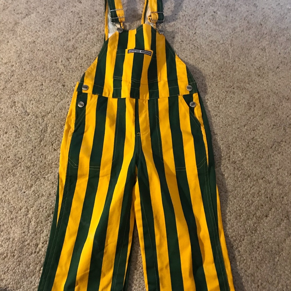 Toddler 2T PACKER bibs Brand New